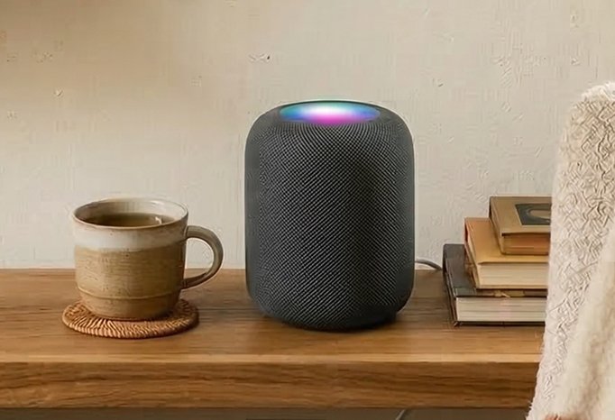 Smart speaker playing nature sounds